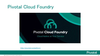 100@Copyright 2016 Pivotal. All rights reserved. 100@Copyright 2016 Pivotal. All rights reserved.
Spring Cloud Services
by Pivotal Cloud Foundry
 