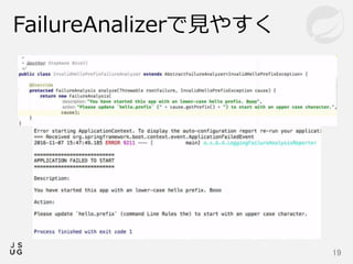 FailureAnalizerで見やすく
19
 