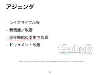 w ϥΠϑαΠΫϧ౳
w ৽‫ػ‬ೳʗվળ
w ‫ط‬ଘ‫ػ‬ೳͷมߋ΍Ө‫ڹ‬
w υΩϡϝϯτվળ
ΞδΣϯμ

IUUQTHJUIVCDPNTQSJOHQSPKFDUTTQSJOHCPPUXJLJ4QSJOH#PPU3FMFBTF/PUFT
 