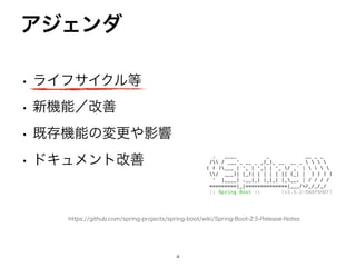 w ϥΠϑαΠΫϧ౳
w ৽‫ػ‬ೳʗվળ
w ‫ط‬ଘ‫ػ‬ೳͷมߋ΍Ө‫ڹ‬
w υΩϡϝϯτվળ
ΞδΣϯμ

IUUQTHJUIVCDPNTQSJOHQSPKFDUTTQSJOHCPPUXJLJ4QSJOH#PPU3FMFBTF/PUFT
 