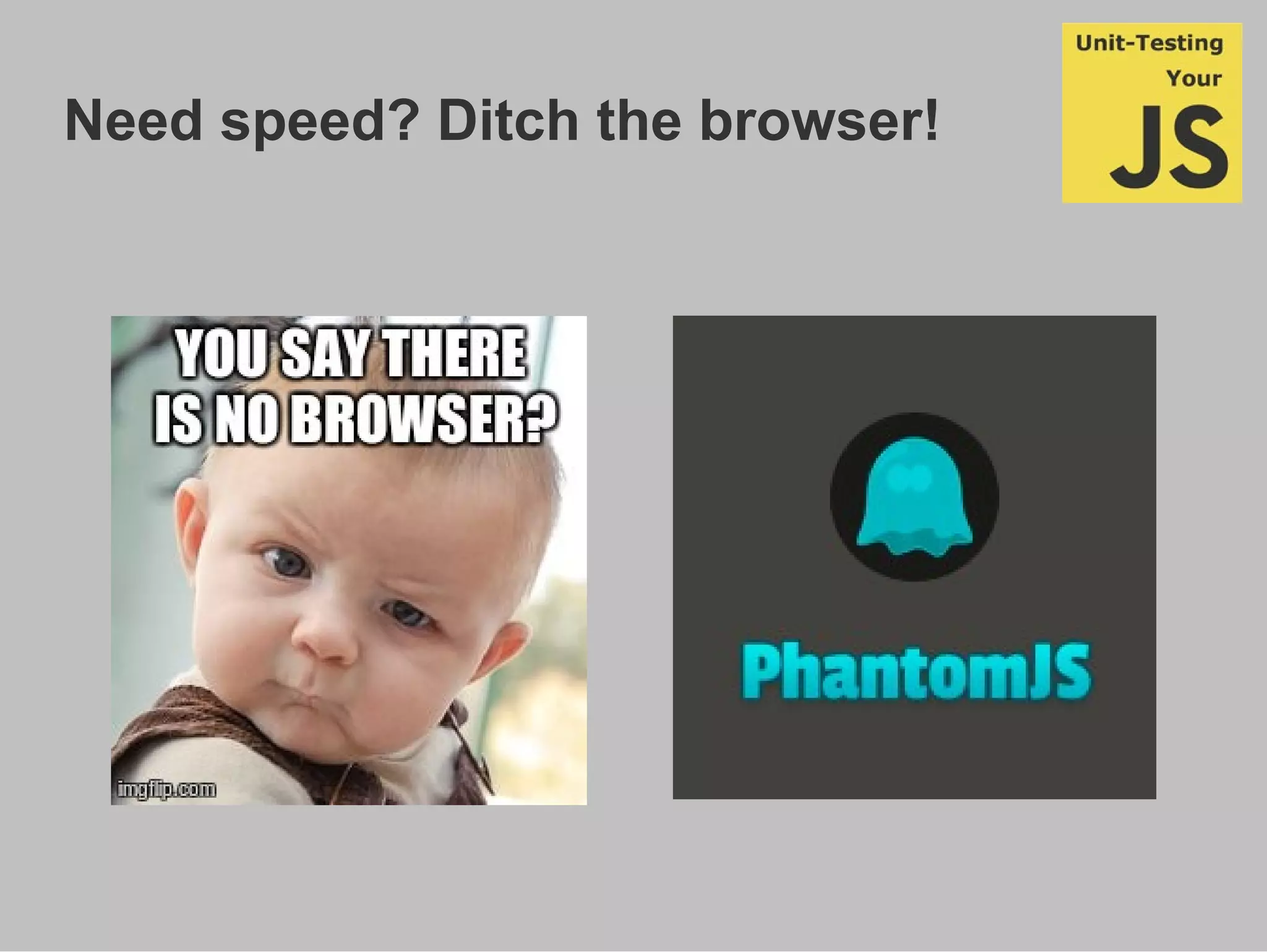 Need speed? Ditch the browser!
 