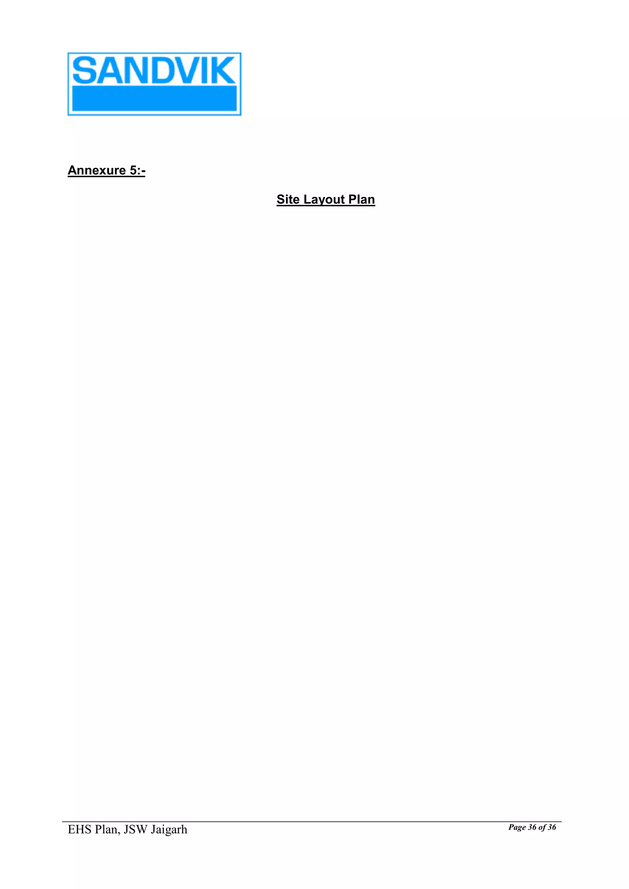 Project EHS Plan | PDF