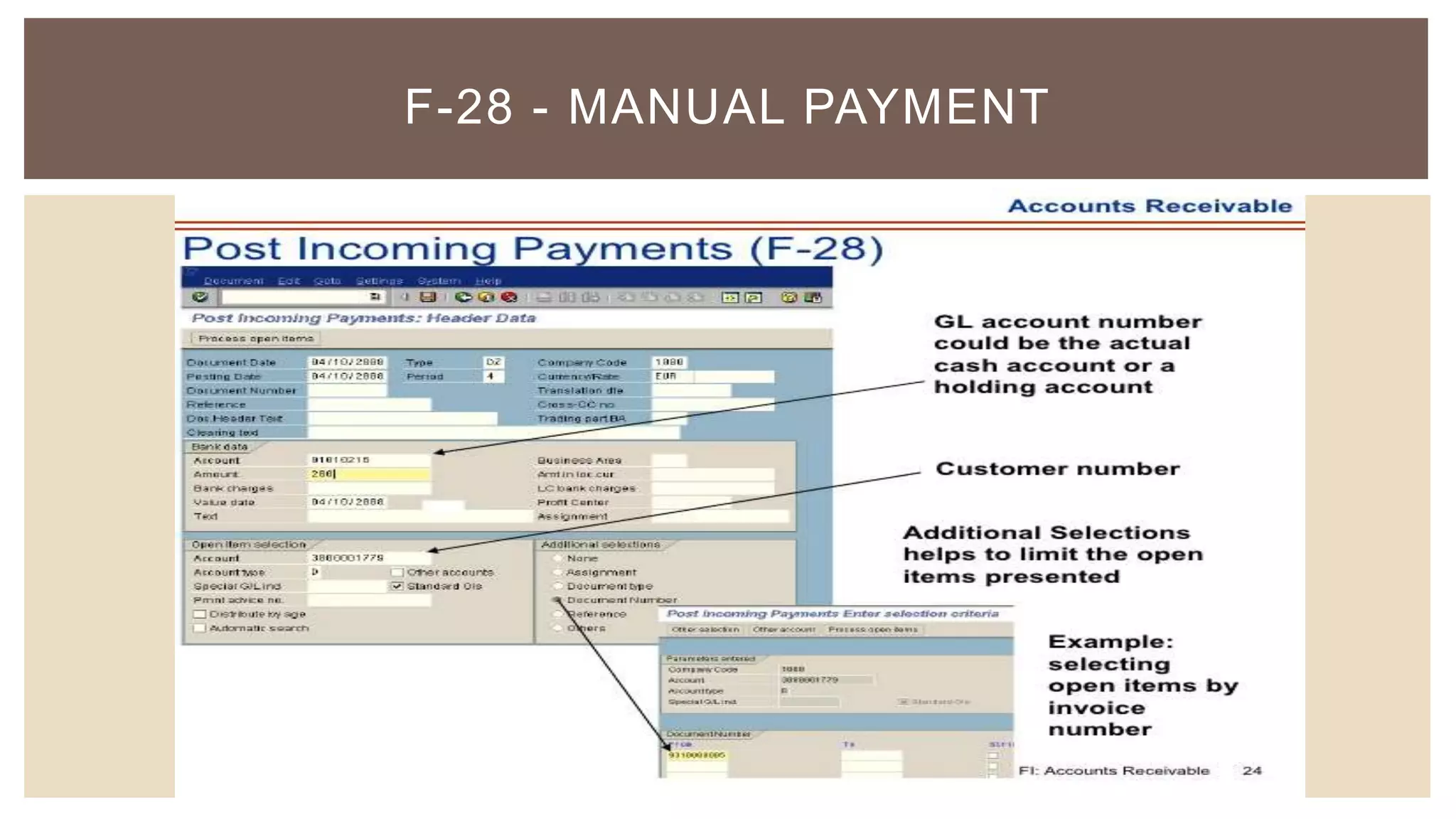 F-28 - MANUAL PAYMENT
 