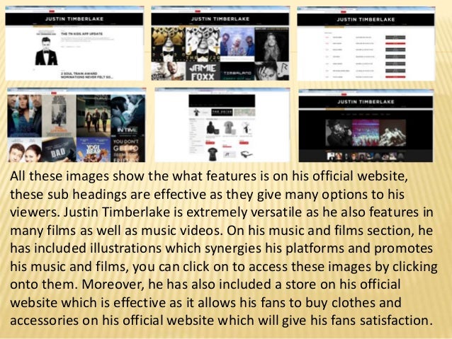 Justin Timberlake Research Paper