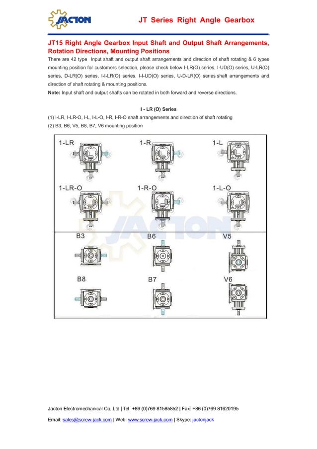 Jt15 1 to 1 ratio right angle gearbox,1 1 90 deg gear box,90 degree