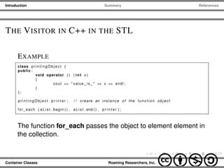 Container Classes | PDF