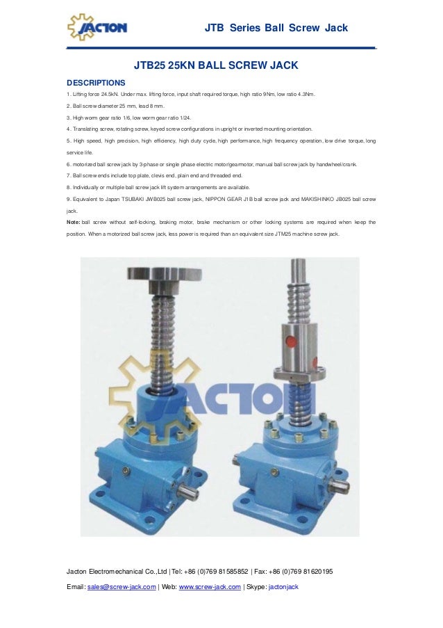 Jtb 25 kn ball screw jack, 2.5 t worm gear ball jack reduction ratio,…