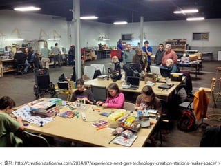 < 출처: http://creationstationma.com/2014/07/experience-next-gen-technology-creation-stations-maker-space/ >
 