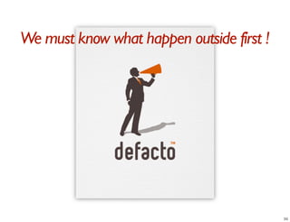 We must know what happen outside first !
 