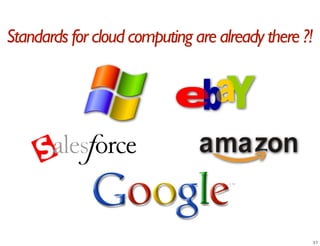 Standards for cloud computing are already there ?!
 