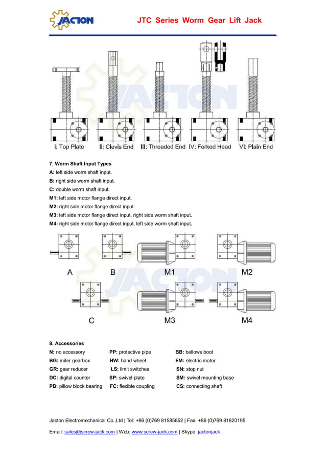Jtc25 worm gear screw lifter,2.5 ton worm and screw gear lift,2.5