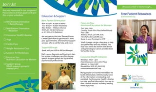 John Theurer Cancer Center Patient Resources Brochure