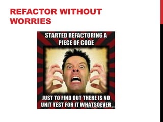 REFACTOR WITHOUT
WORRIES
 