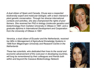 The Ginés‐Mera Fellowship Fund for Postgraduates Studies in Biodiversity