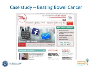 Case study – Beating Bowel Cancer
 