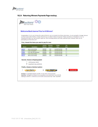 10.2.4 Returning Winners Payments Page mockup.

PAGE 131 OF 145 Jtvauctions_Brd_V3.1 (1)

 