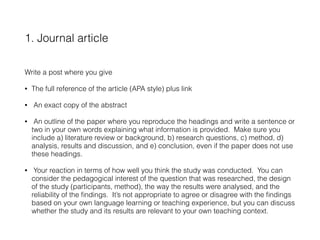 Research project | PPT