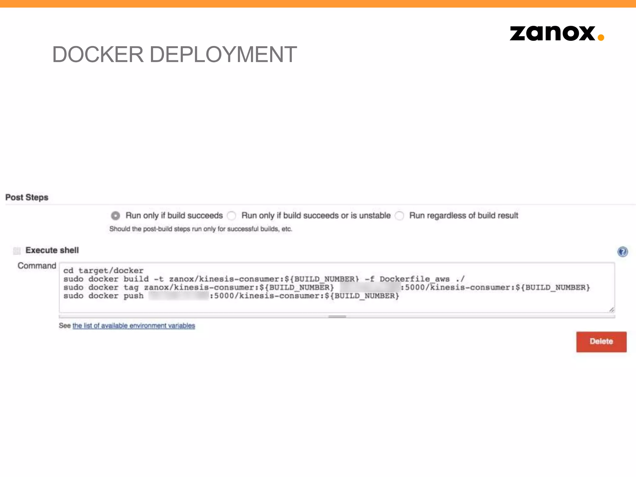 DOCKER DEPLOYMENT
 