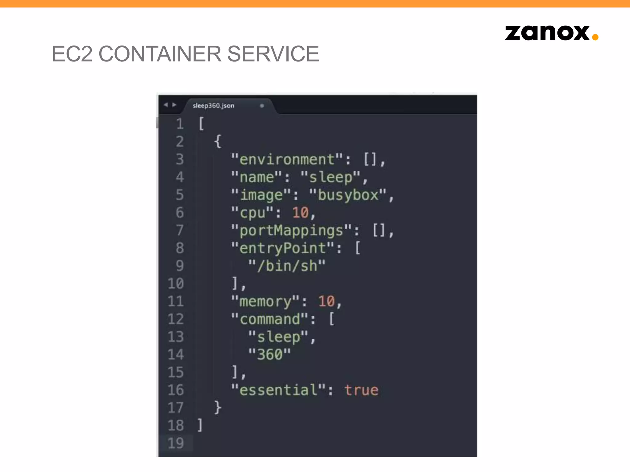 EC2 CONTAINER SERVICE
 