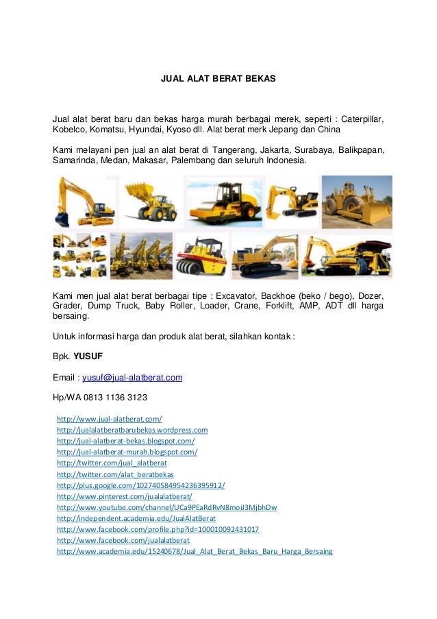 Jual Marawis Alat Bekas