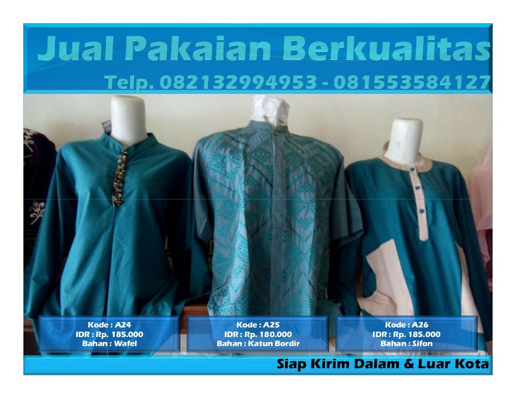 Harga Baju Busana Muslim Anak Surabaya WA. 081553584127