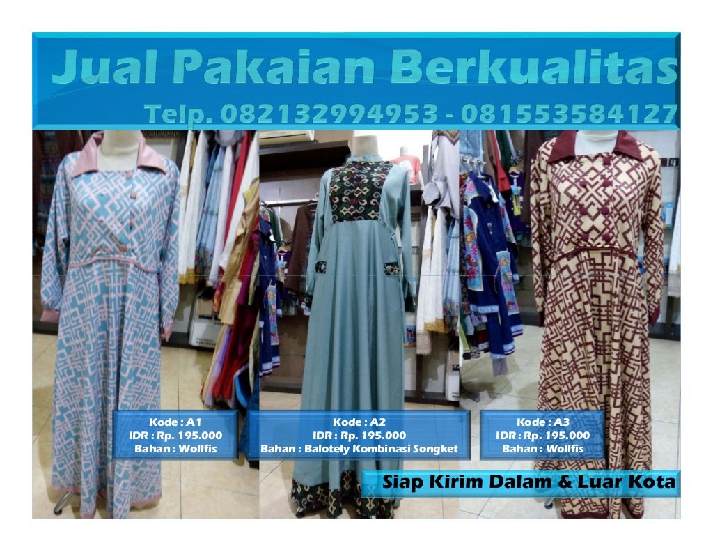 Harga Baju Busana Muslim Anak Surabaya WA. 081553584127
