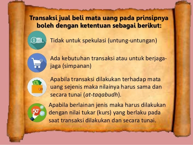 Beli dan jual mata uang
