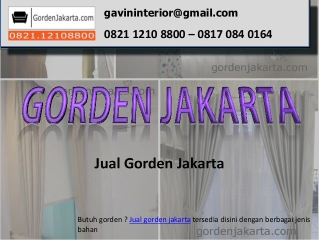 Jual gorden jakarta model terbaru Jual gorden jakarta model terbaru