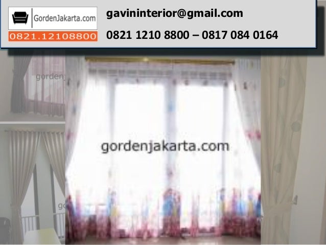 Jual gorden jendela jakarta 