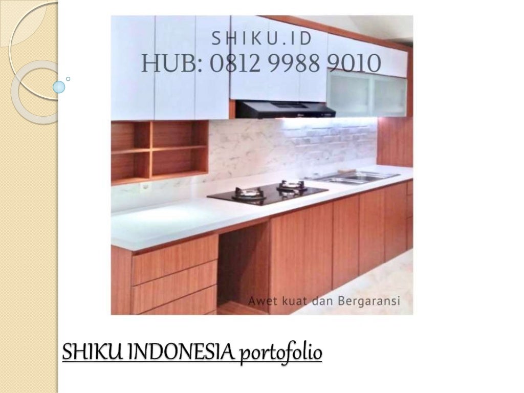 Jual kitchen set gantung minimalis sidoarjo dan gresik