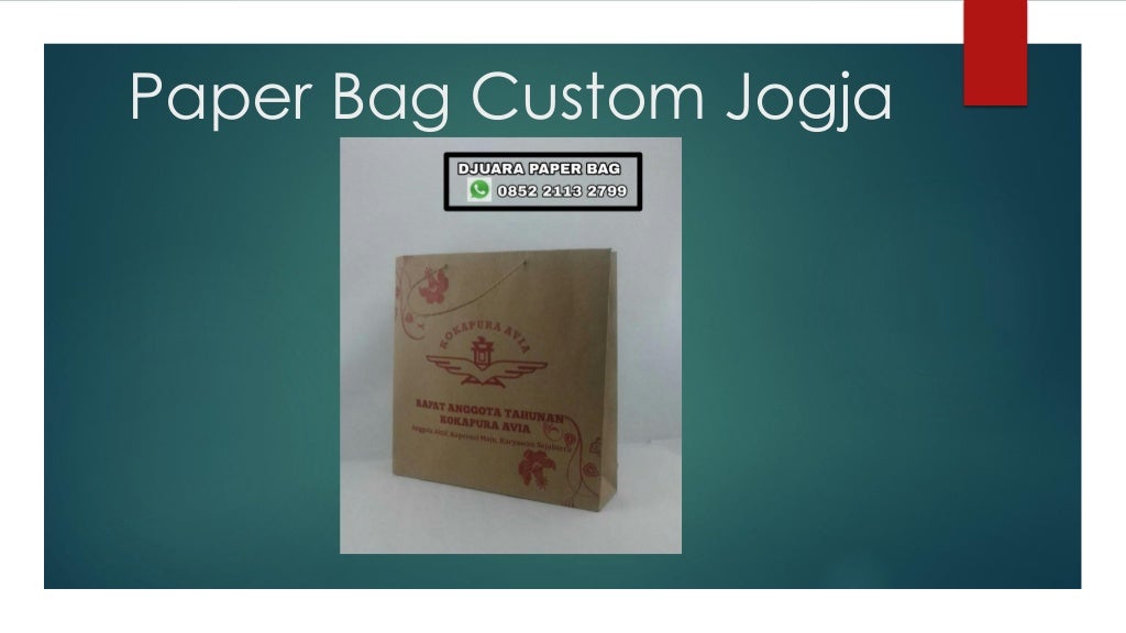 WA 0852 2113 2799 Design A Paper Bag Ks2, Paper Bag Design Bandung