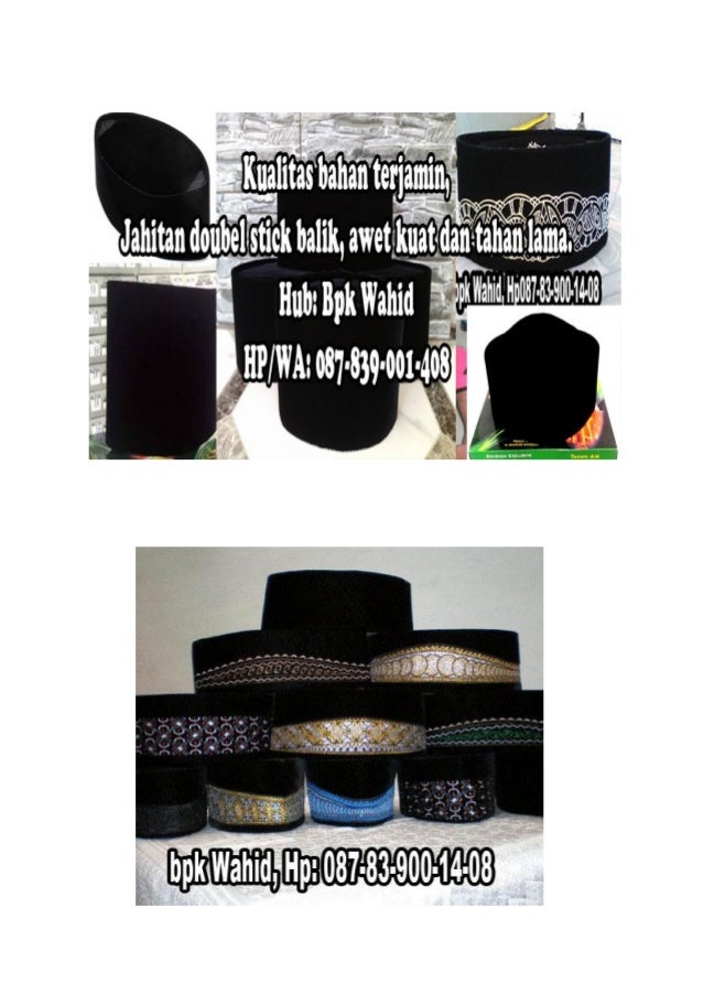 Jual Peci Aceh 087 839 001 408 Peci Hitam Motif Aceh Grosir Songko