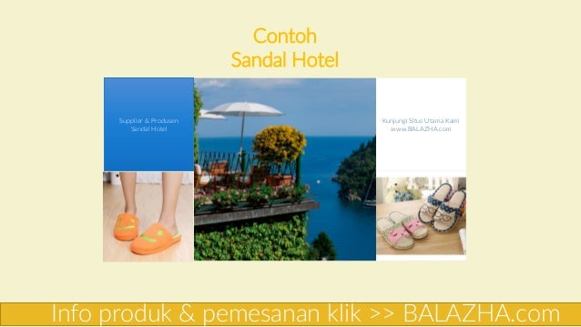  Jual sandal hotel grosir  harga 1500 jakarta