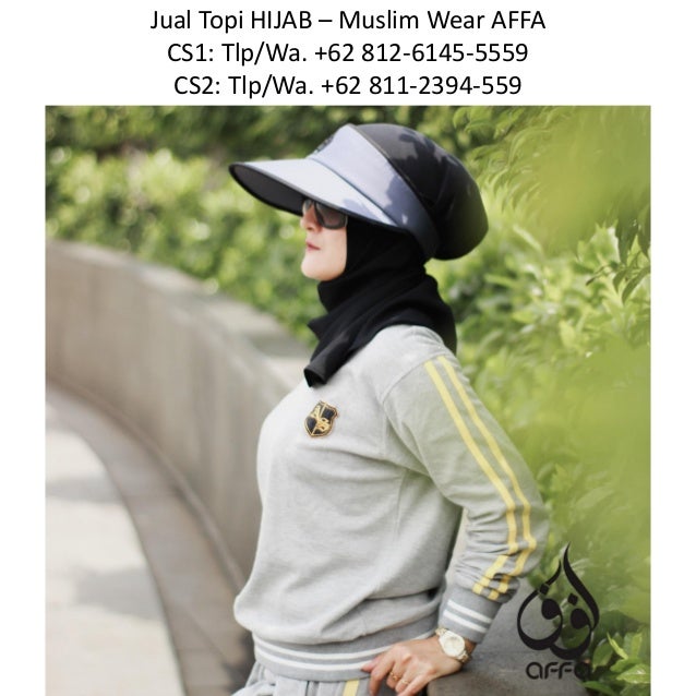 topi hijab sport