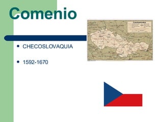 Comenio CHECOSLOVAQUIA 1592-1670 