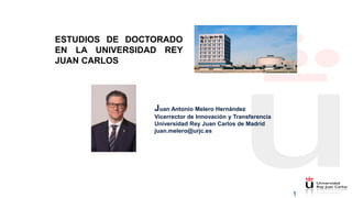 Fundamentos de las operaciones
de depuración
1
Juan Antonio Melero Hernández
Vicerrector de Innovación y Transferencia
Universidad Rey Juan Carlos de Madrid
juan.melero@urjc.es
ESTUDIOS DE DOCTORADO
EN LA UNIVERSIDAD REY
JUAN CARLOS
 