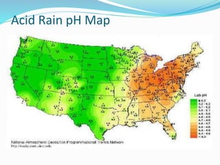 Acid Rain pH Map
 