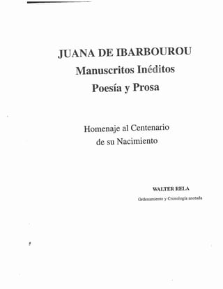 Juana de ibarbourou