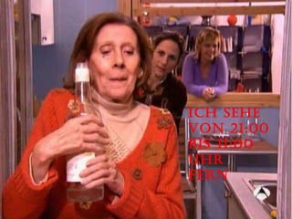 Ich sehe von 21:00 bis 11:00 UHR fern  