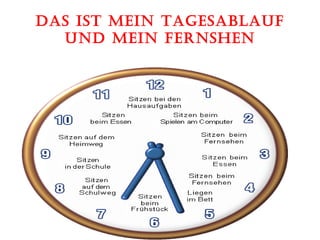 Das ist mein tagesablauf und mein fernshen 