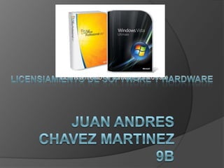 Juan andreschavezmartinez9b Licensiamiento de software y hardware Licensiamiento de software y hardware 
