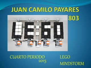 CUARTO PERIODO LEGO
MINDSTORM
2015
 