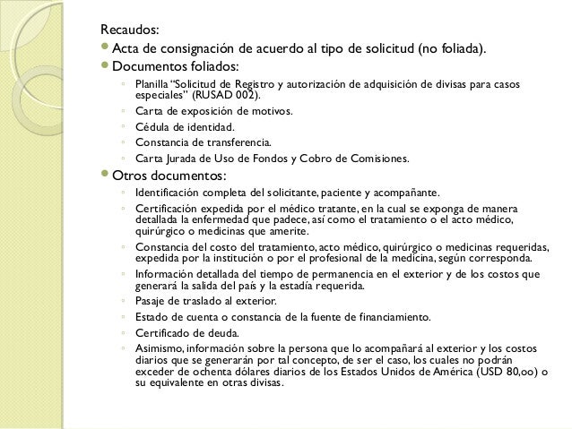 Juan Carlos Escotet Rodríguez: Solicitud de divisas 