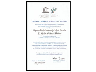 Un vistazo al territorio del Trifinio