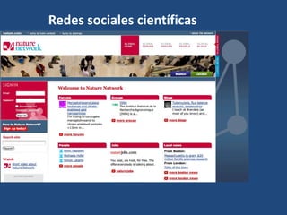 Redes sociales científicas
 