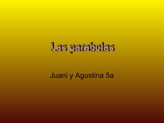 Juani y Agustina 5a Las parabolas 