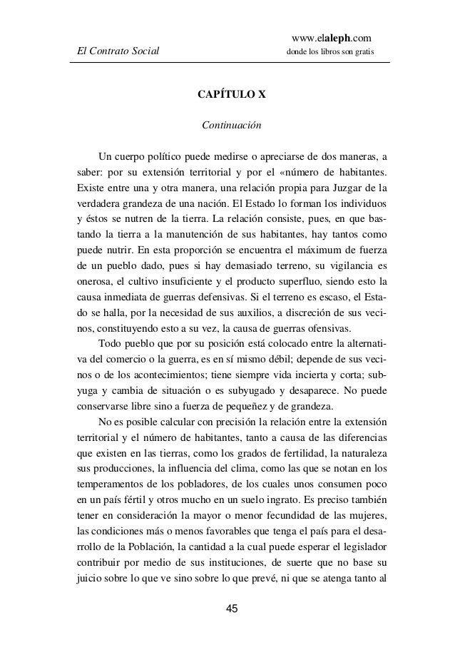 Juan j. rousseau el contrato social