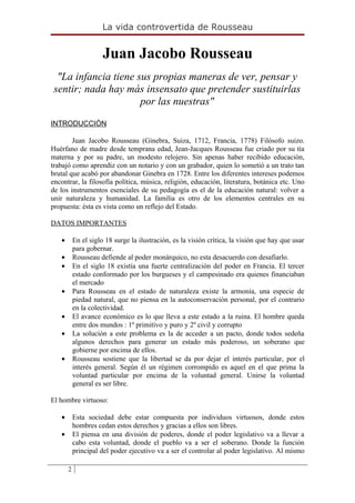 Juan jacobo rousseau