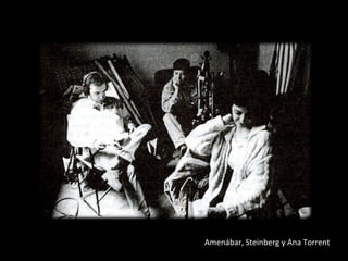 Amenábar, Steinberg y Ana Torrent 