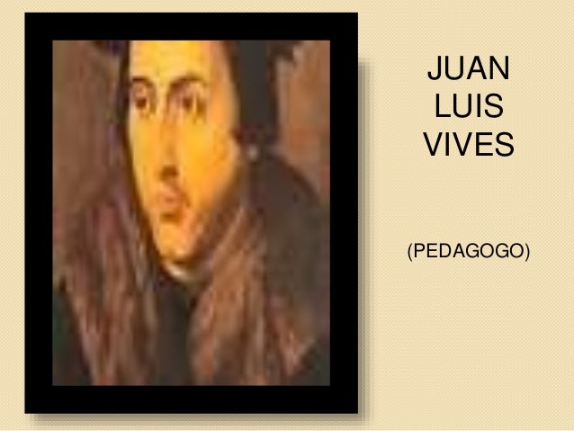 TEMA JUAN LUIS VIVES